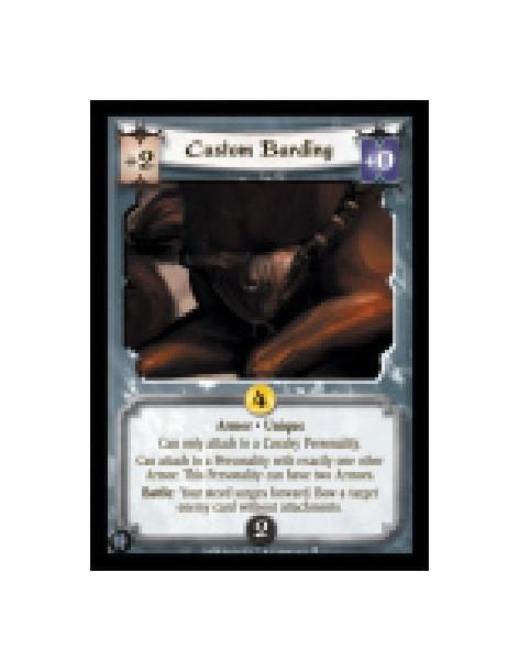 Custom Barding  - Armor • Unique  Can only attach to a Cavalry Personality.  Can attach to a Personality with exactly one other 