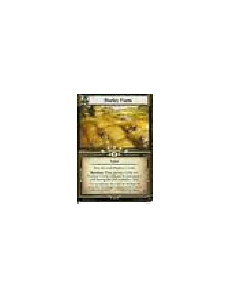 Barley Farm (Alternate Art)  - Farm Bow this card: Produce 1 Gold. Reaction: When paying a Gold cost: Produce 1 Gold. (This can 