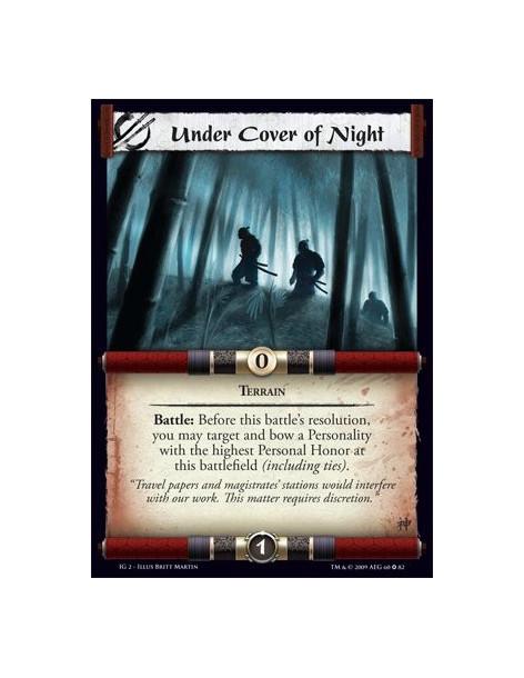 Under Cover of Night  - Terrain Battle: Before this battle’s resolution, you may target and bow a Personality with the highest P