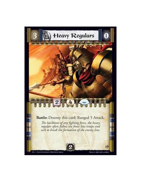 Heavy Regulars  - Battle: Destroy this card: Ranged 5 Attack.