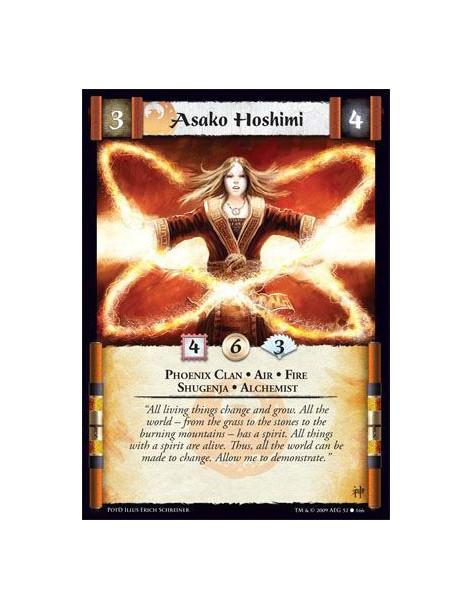 Asako Hoshimi  - Phoenix Clan • Air • Fire • Shu genja • Alch emist