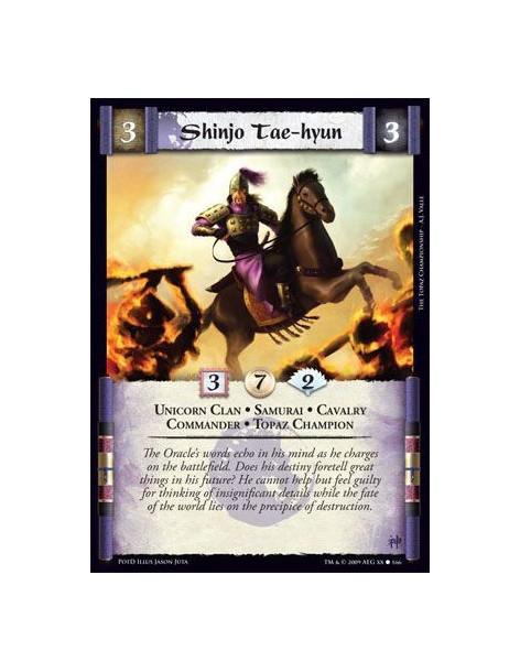 Shinjo Tae-hyun  - Unicorn Clan • Samurai • Cavalry  • Commander • Topaz Champion