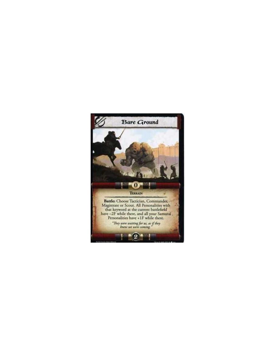 Bare Ground  - Terrain Battle: Choose Tactician, Commander, Magistrate or Scout. All Personalities with that keyword at the curr