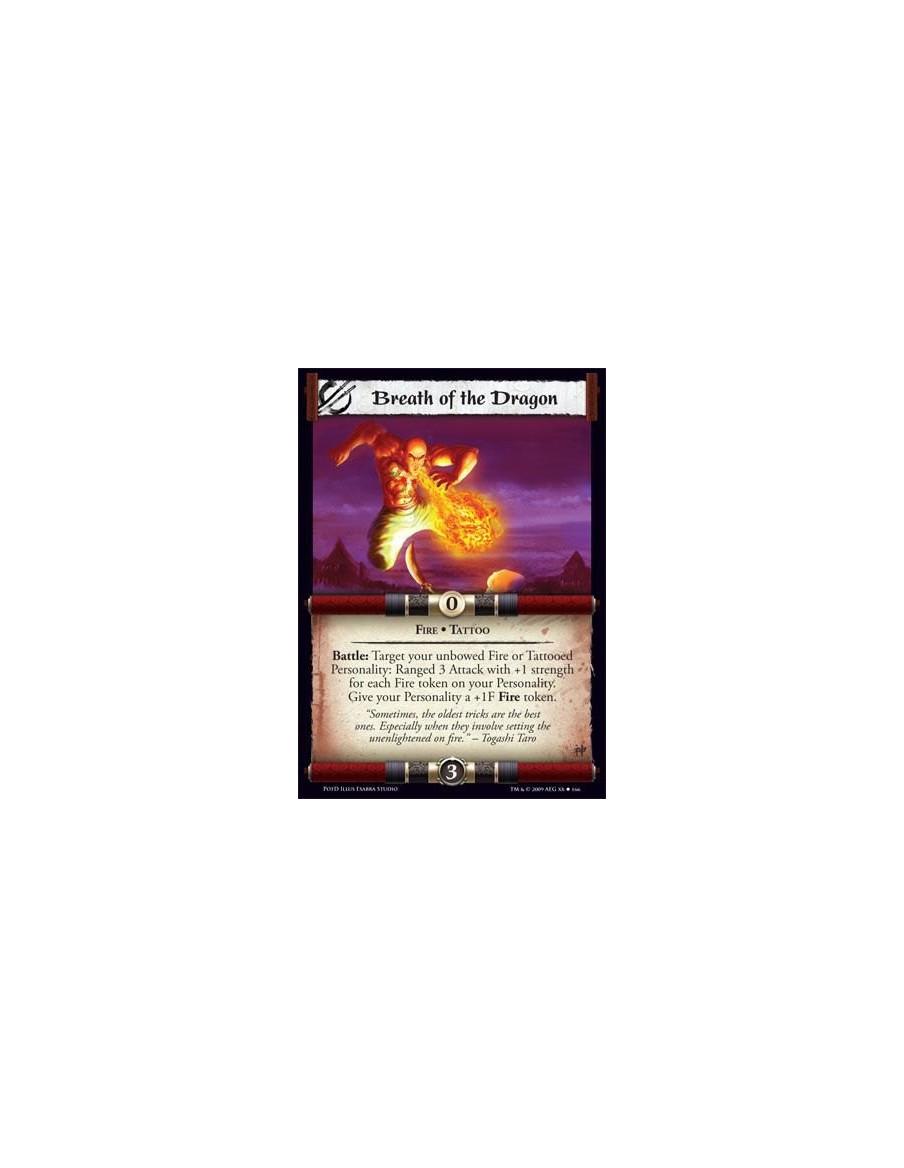 Breath of the Heavens  - Fire • Tattoo Battle: Target your unbowed Fire or Tattooed Personality: Ranged 3 Attack with +1 strengt