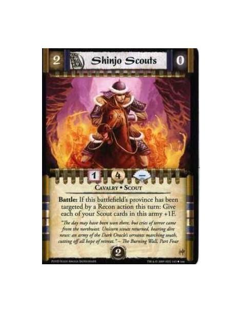 Shinjo Scouts  - Cavalry • Scout Battle: If this battlefield’s province has been targeted by a Recon action this turn: Give each