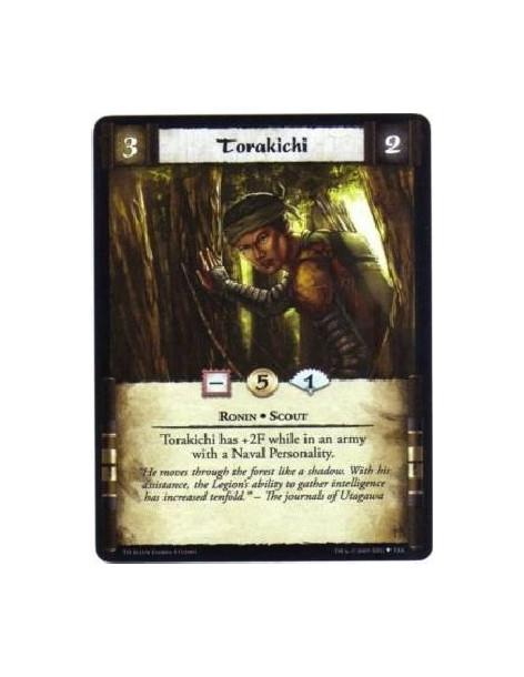 Torakichi  - Ronin • Scout  Torakichi has +2F while in an army with a Naval Personality.