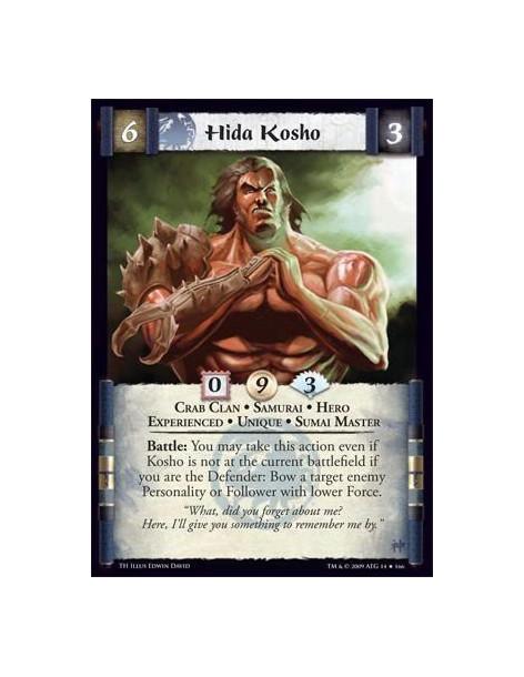 Hida Kosho Exp  - Crab Clan • Samurai • Hero • Experienced • Unique • Sumai Master Battle: You may take this action even if Kosh