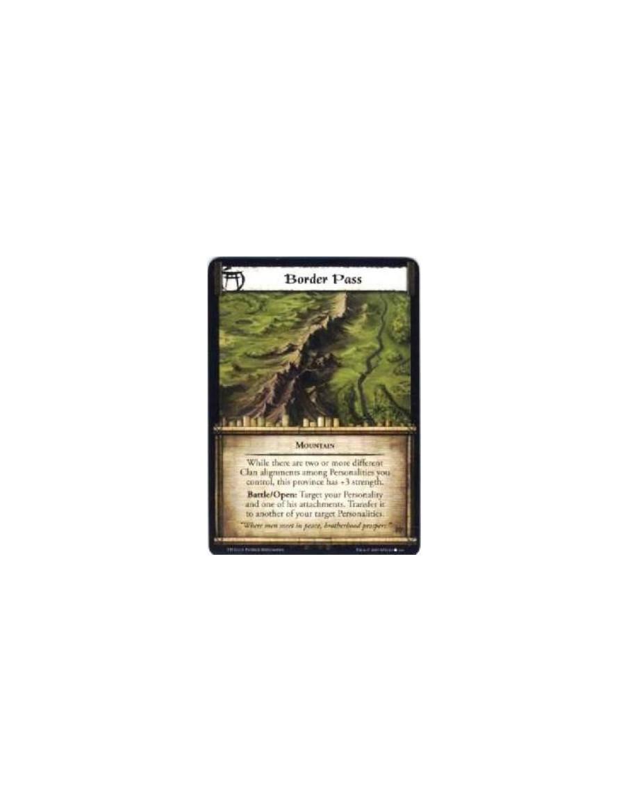 Border Pass  - Mountain While there are two or more different Clan alignments among Personalities you control, this province has