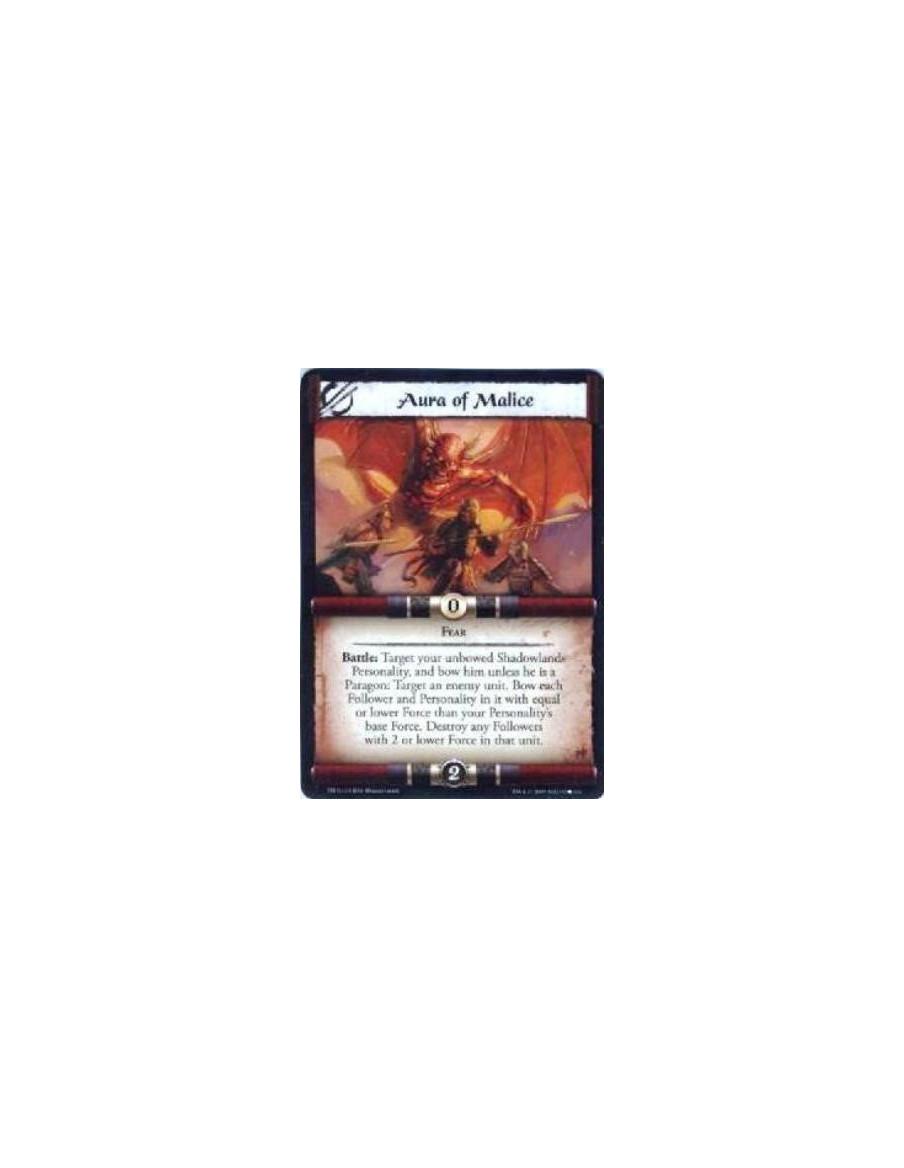 Aura of Malice  - Fear Battle: Target your unbowed Shadowlands Personality, and bow him unless he is a Paragon: Target an enemy 