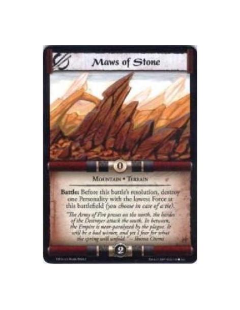 Maws of Stone  - Mountain • Terrain Battle: Before this battle’s resolution, destroy one Personality with the lowest Force at th