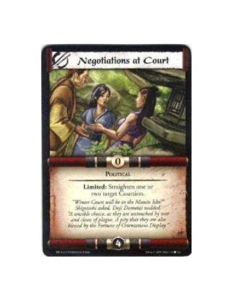 Negotiations at Court  - Political Limited: Straighten one or two target Courtiers.