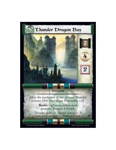 Thunder Dragon Bay (Spanish)  - Thunder After the resolution of one of your Thunder actions: Give your target Personality +1F. B