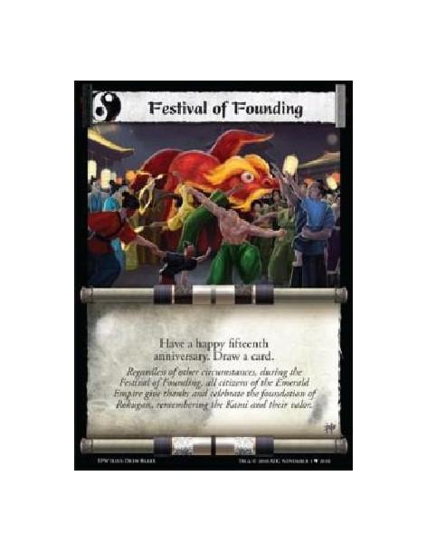 Festival of Founding (Español)  - Have a happy fifteenth anniversary. Draw a card.