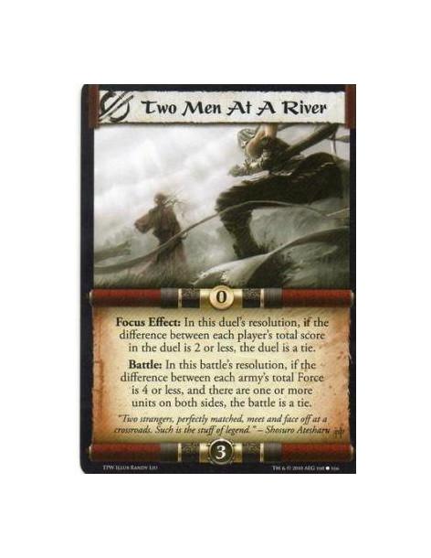 Two Men At A River  - Focus Effect: In this duel’s resolution, if the difference between each player’s total score in the duel i