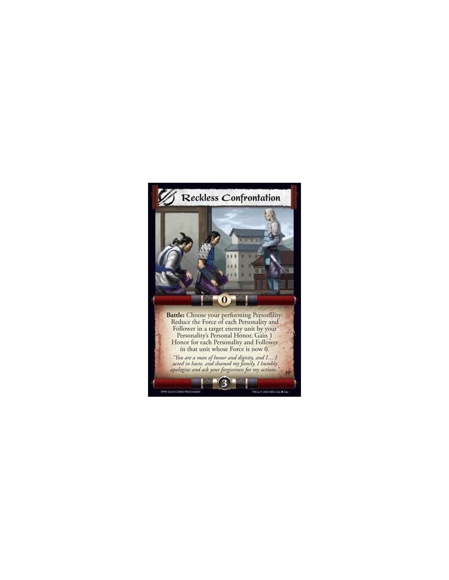 Reckless Confrontation  - Battle: Choose your performing Personality: Reduce the Force of each Personality and Follower in a tar