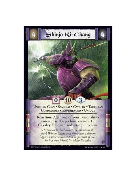 Shinjo Ki-Chang Exp  - Unicorn Clan • Samurai • Cavalry • Tactician • Commander • Experienced • Unique Reaction: After one of yo