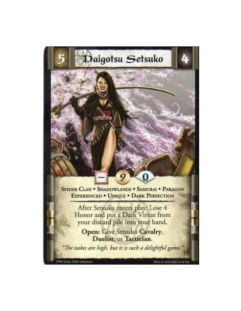 Daigotsu Setsuko Exp  - Spider Clan • Shadowlands • Samurai • Paragon • Experienced • Unique • Dark Perfection After Setsuko ent