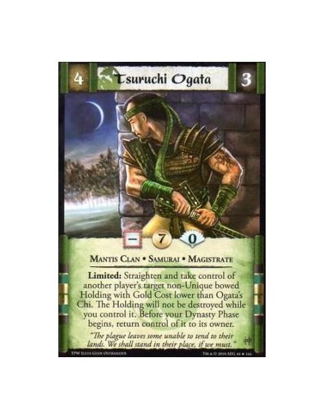 Tsuruchi Ogata  - Mantis Clan • Samurai • Magistrate Limited: Straighten and take control of another player’s target non-Unique 