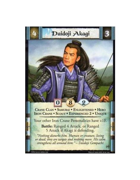 Daidoji Akagi Exp2  - Crane Clan • Samurai • Enlightened • Hero • Iron Crane • Scout • Experienced 2 • Unique Your other Iron Cr