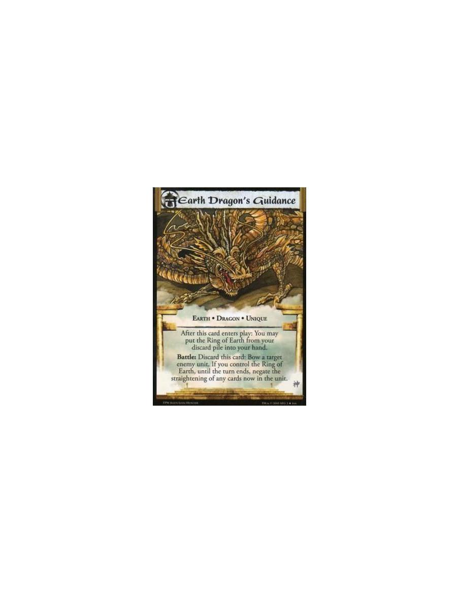 Earth Dragon's Guidance  - Earth • Dragon • Unique After this card enters play: You may put the Ring of Earth from your discard 