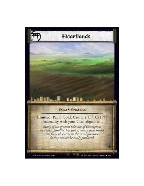 Heartlands  - Farm • Singular  Limited: Pay 3 Gold: Create a 1F/1C/1PH Personality with your Clan alignment.