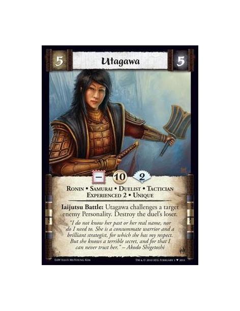Utagawa Exp2  - Ronin • Samurai • Duelist • Tactician • Experienced 2 • Unique  Iaijutsu Battle: Utagawa challenges a target ene