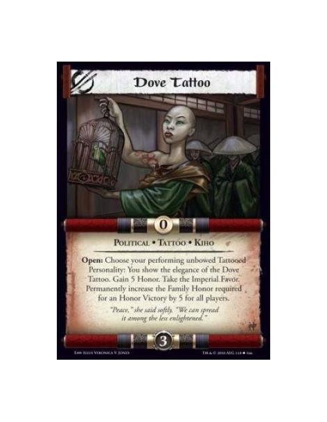 Dove Tattoo (Spanish)  - Political • Tattoo • Kiho Open: Choose your performing unbowed Tattooed Personality: You show the elega