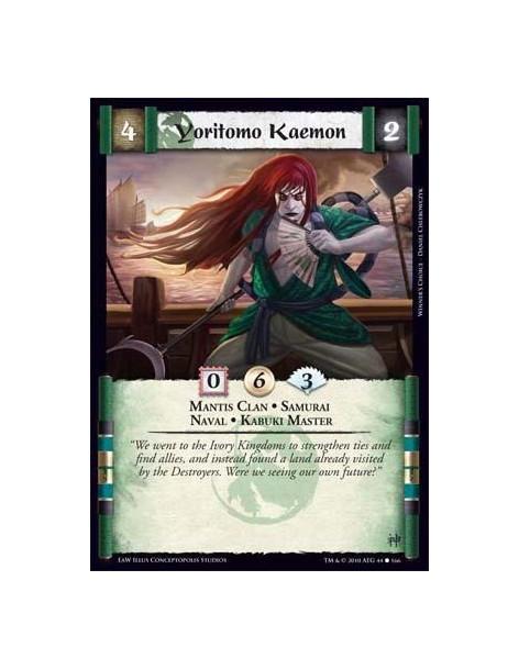 Yoritomo Kaemon  - Mantis Clan • Samurai • Naval • Kabuki Master