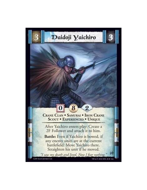 Daidoji Yaichiro Exp  - Crane Clan • Samurai • Iron Crane • Scout • Experienced • Unique After Yaichiro enters play: Create a 2F
