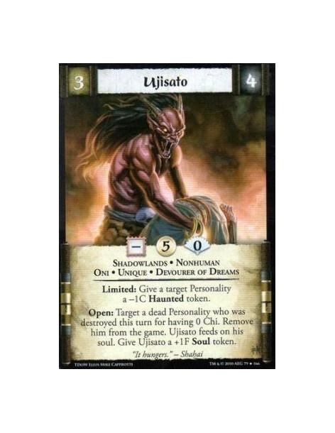 Ujisato  - Shadowlands • Nonhuman • Oni • Unique • Devourer of Dreams Limited: Give a target Personality a -1C Haunted token. Op