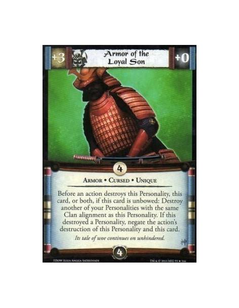 Armor of the Loyal Son  - Armor • Cursed • Unique Before an action destroys this Personality, this card, or both, if this card i