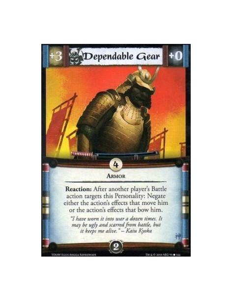 Dependable Gear  - Armor Reaction: After another player’s Battle action targets this Personality: Negate either the action’s eff