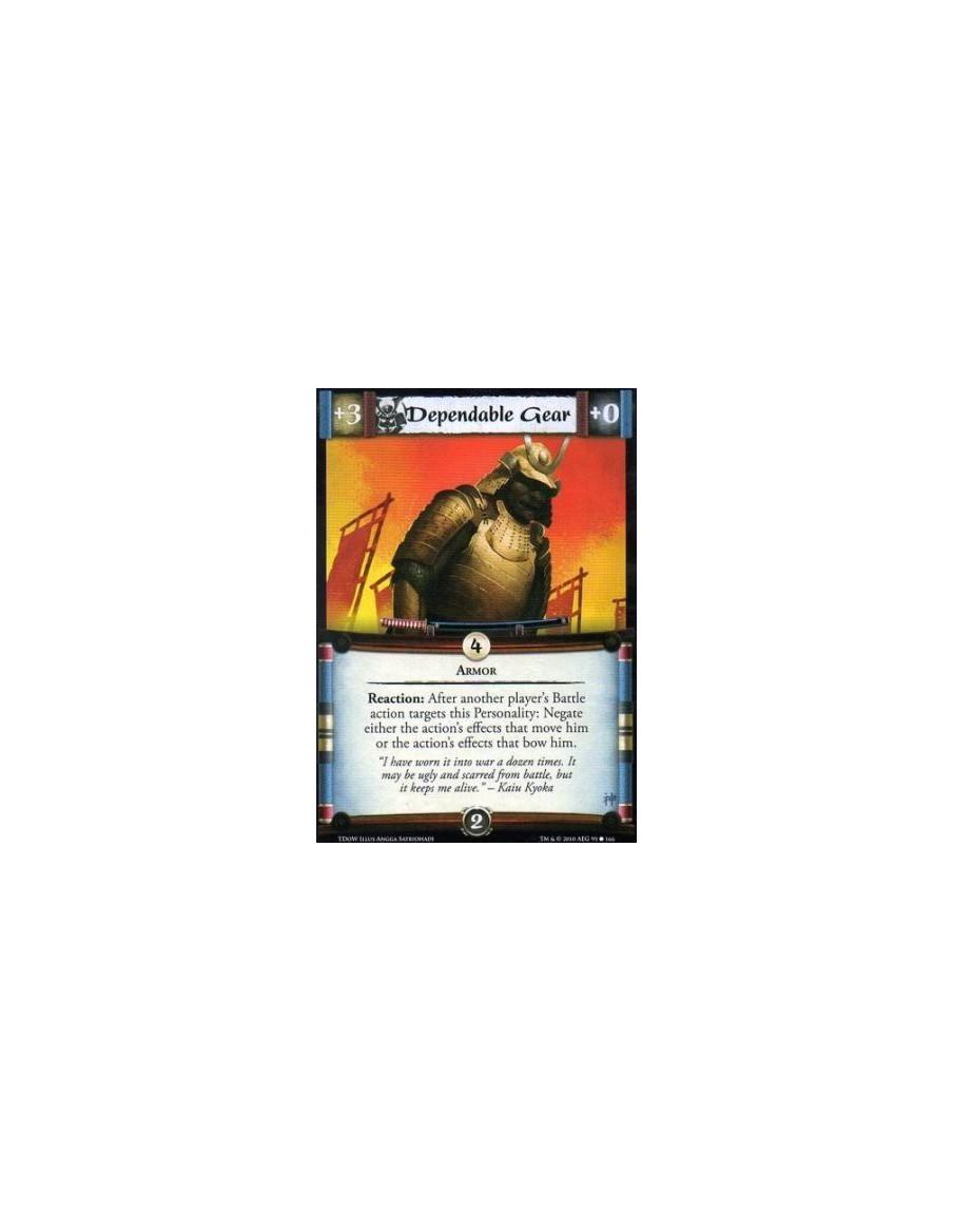 Dependable Gear  - Armor Reaction: After another player’s Battle action targets this Personality: Negate either the action’s eff