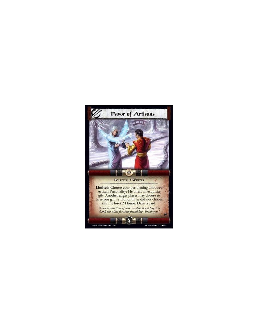 Favor of Artisans  - Political • Winter Limited: Choose your performing unbowed Artisan Personality: He offers an exquisite gift