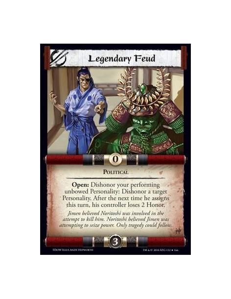Legendary Feud  - Political Open: Dishonor your performing unbowed Personality: Dishonor a target Personality. After the next ti