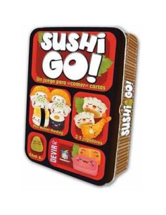 Sushi Go  - 1Este juego contiene 108 cartas y le corresponden las «fundas USA 56x87mm»