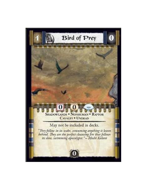 Bird of Prey  - Shadowlands · Nonhuman · Raptor · Cavalry · UndeadMay not be included in decks