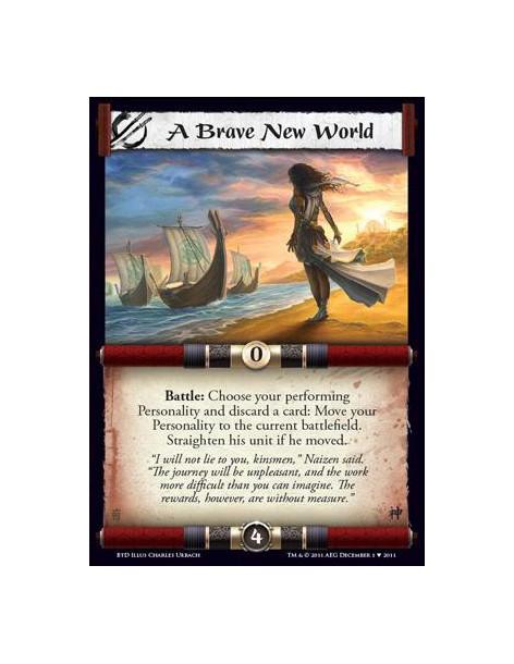 A Brave New World  - Battle: Choose your performing Personality and discard a card: Move your Personality to the current battlef