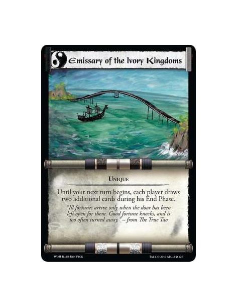 Emissary of the Ivory Kingdoms  - UniqueUntil your next turn begins, each player draws two additional cards during his End Phase