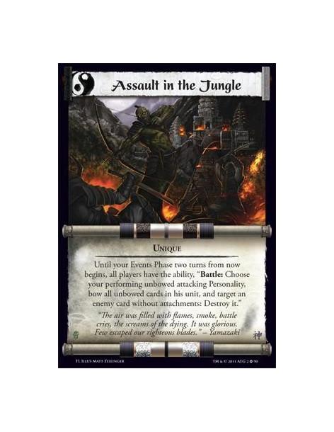 Assault in the Jungle  - UniqueUntil your Events Phase two turns from now begins, all players have the ability: "Battle: Choose 