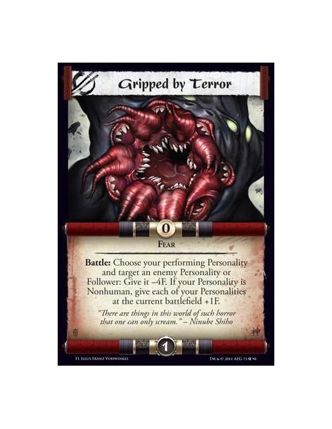 Gripped by Terror  - FearBattle: Choose your performing Personality and target an enemy Personality or Follower: Give it -4F. If