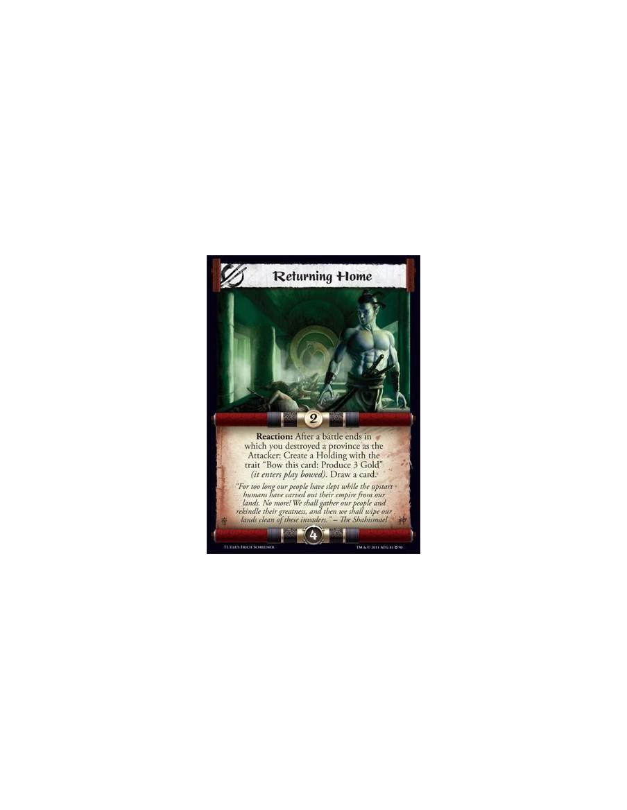 Returning Home  - Reaction: After a battle ends in wich you destroyed a province as the Attacker: Create a Holding with the trai