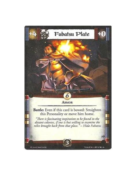 Fubatsu Plate  - ArmorBattle: Even if this card is bowed: Straighten this Personality or move him home.