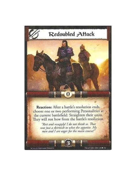 Redoubled Attack  - Reaction: After a battle’s resolution ends, choose one or two performing Personalities at the current battle