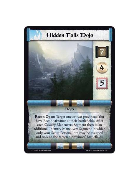 Hidden Falls Dojo  - DojoRecon Open: Target one or two provinces: You have Reconnaissance at their battlefields. After each Cava
