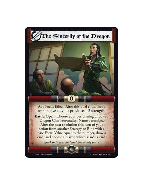 The Sincerity of the Dragon  - As a Focus Effect: After this duel ends, if you won it, give all your provinces +2 strength. Batt