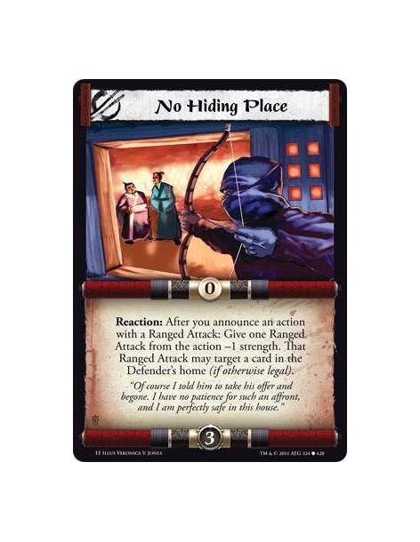 No Hiding Place  - Reaction: After you announce an action with a Ranged Attack: Give one Ranged Attack from the action –1 streng