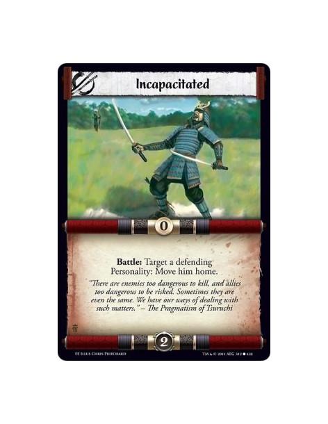 Incapacitated  - Battle: Target a defending Personality: Move him home.