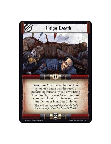 Feign Death  - Reaction: After the resolution of an action or a battle that destroyed a performing Personality you own: Bring hi