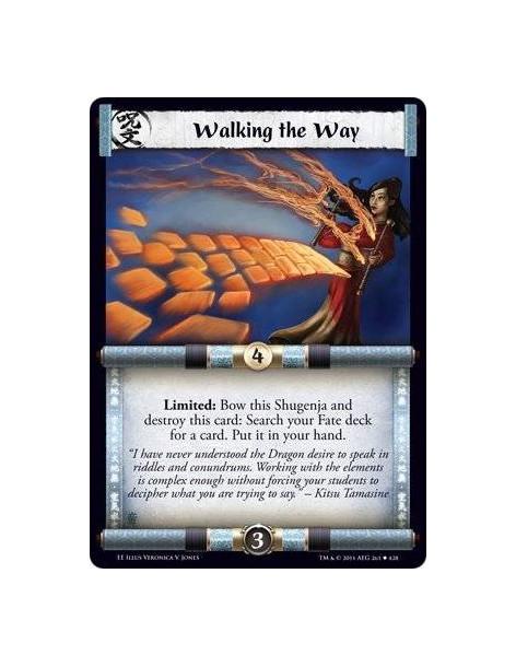 Walking the Way  - Limited: Bow this Shugenja and destroy this card: Search your Fate deck for a card. Put it in your hand.